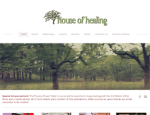 Tablet Screenshot of houseofhealingministries.org